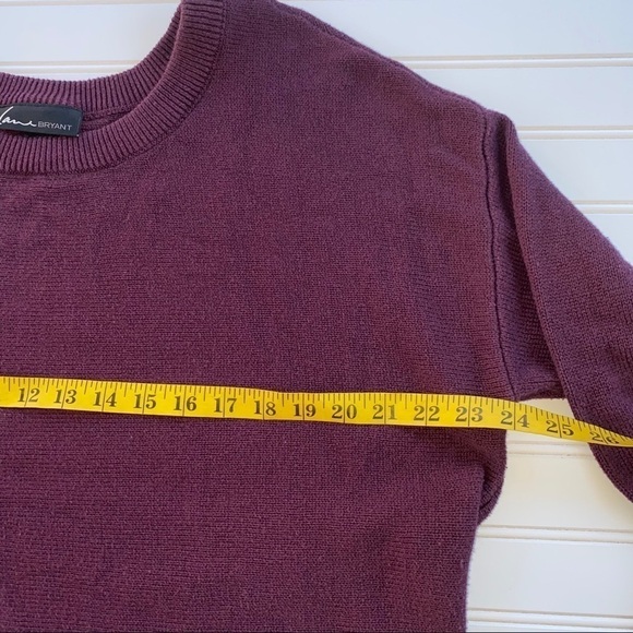 Lane Bryant Burgundy Side zipper sweater 14/16 - Picture 7 of 11